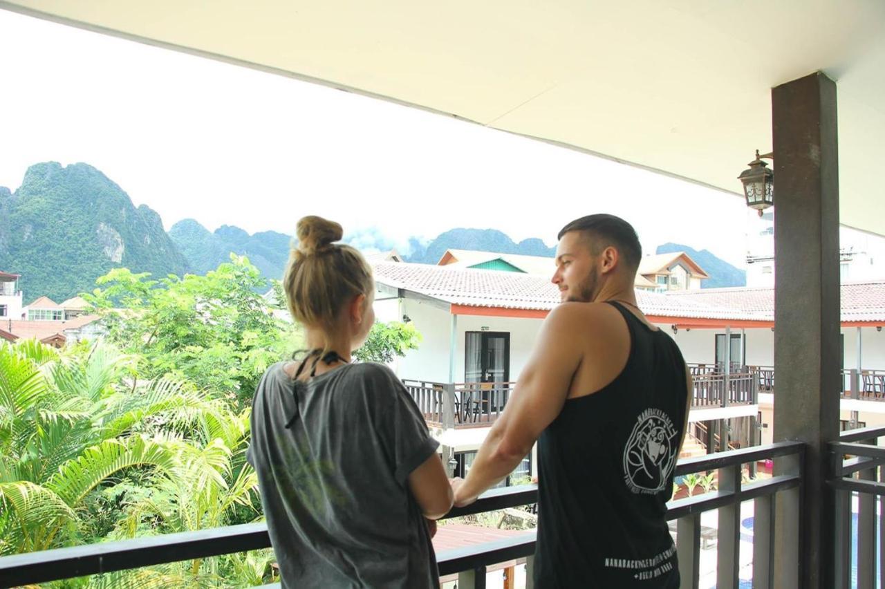 Jasmine Garden Resort วังเวียง ภายนอก รูปภาพ